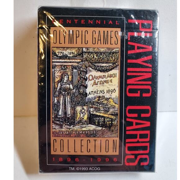 Centennial Olympic Games Collection Playing Cards - Picture 1 of 3